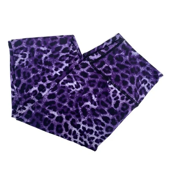 Spiritual Gangster SG High Waist Lavender Essential Purple 7/8 Yoga Leggings - Picture 3 of 5